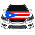 La coupe du monde 100*150 cm Le drapeau du Commonwealth de Porto Rico Drapeau de capot de voiture